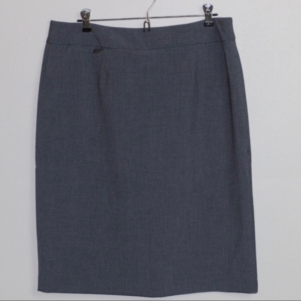 Calvin Klein Suit Skirt, Charcoal Grey - Sz. L